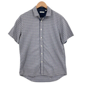 Singer + Sargent Button Up Shirt Mens Medium Multicolor Checked 100% Cotton